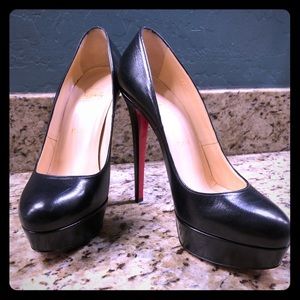 Christian Louboutin Bianca Black Heels 38 (sz 8)